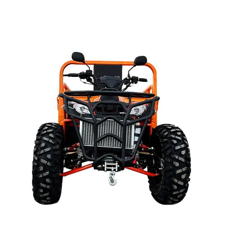 Powerful cuatri moto 4x4 off roader go cart dirt bike farm atv with trailer