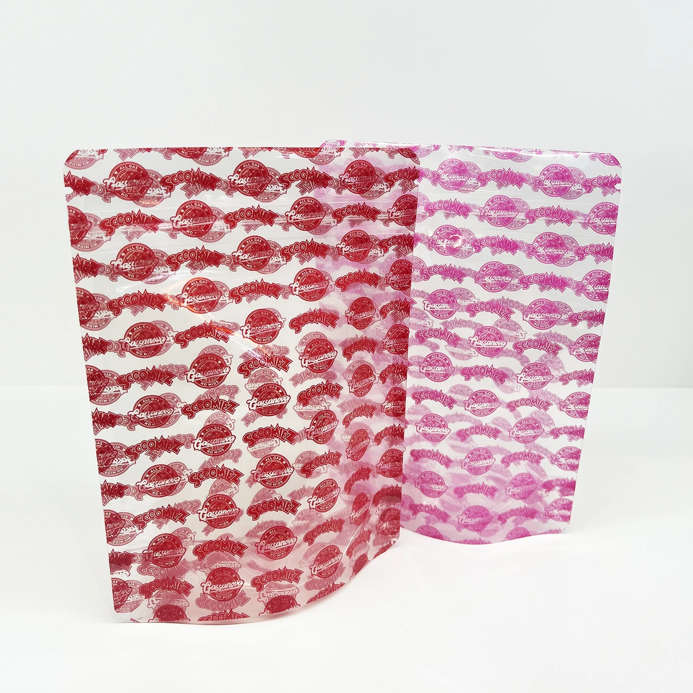Printed Food Packaging Dried Fruit Snack Doypack Transparent Plastic Smell Proof ZipLock Stand up Pouch Mylar Bag