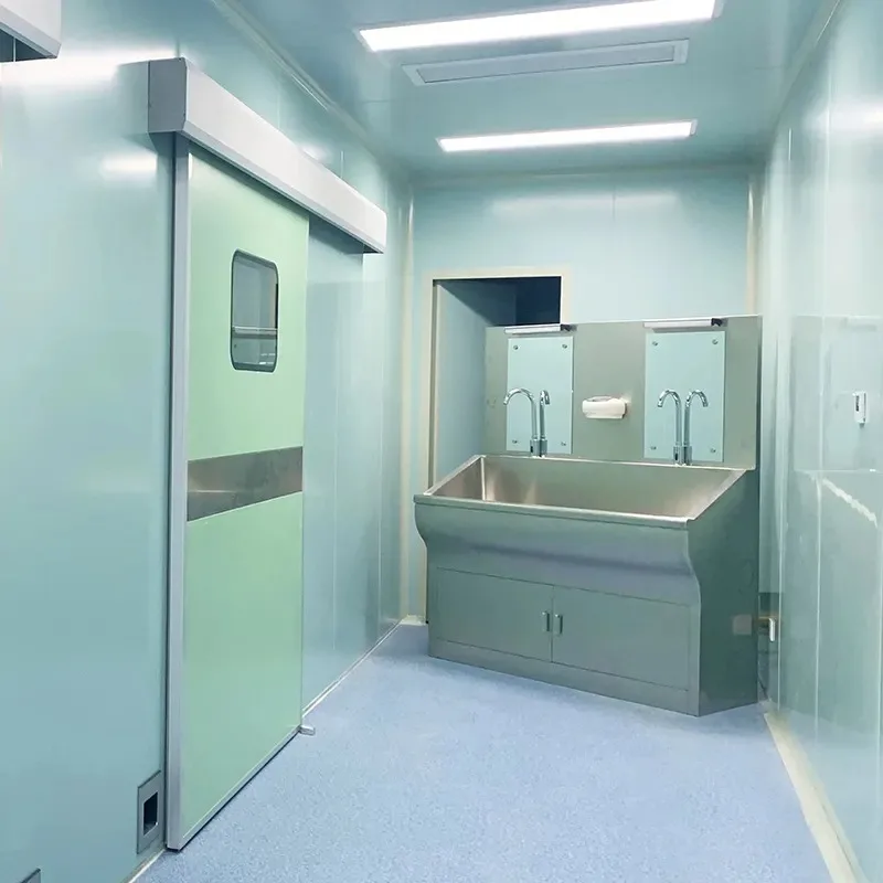 High quality automatic sealed sliding door system airtight hospital operating room door Suitable for hospital operating rooms