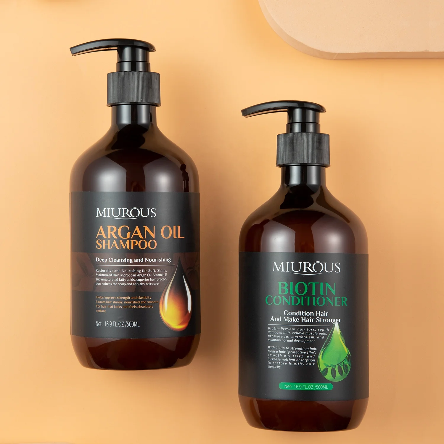 Custom Bottle Vegan Anti-Dandruff Moroccan Argan Oil Keratin Salon Hair Loss Shampoo And Conditioner Set