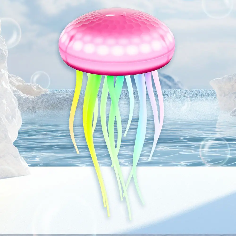 Jellyfish LED Night Light USB Bedroom Hangable Voice Control Rotatable Jellyfish LED Lamp