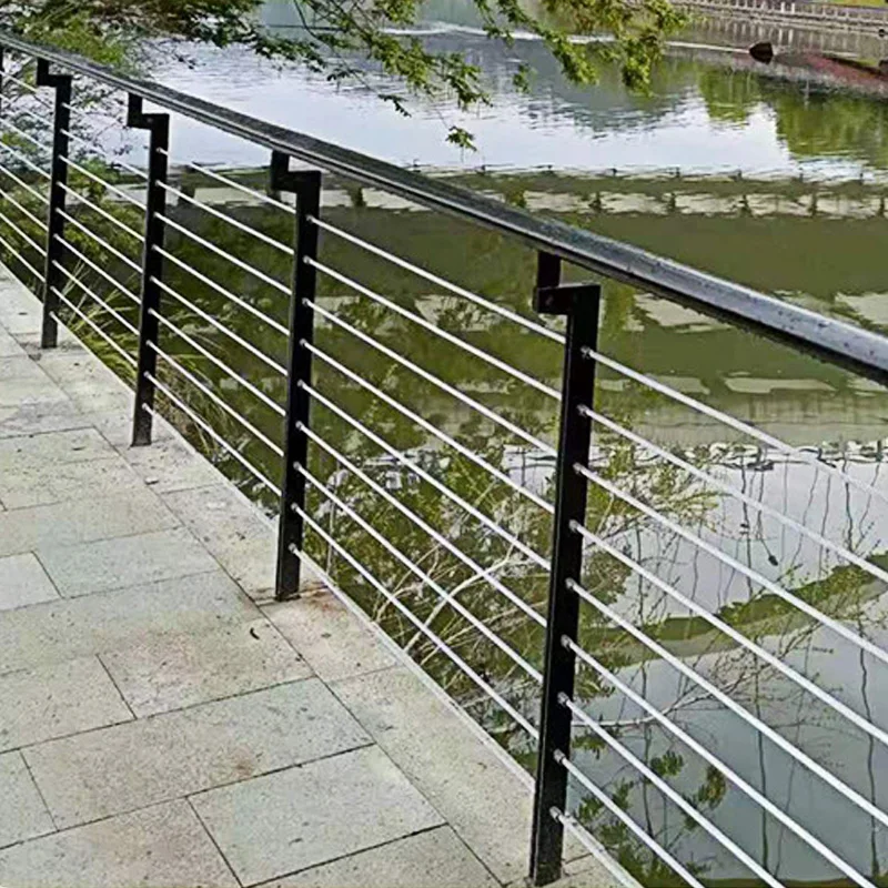 Modern Popular Outdoor Deck Balcony Cable Railing Post 304 316 Stainless Steel/Aluminium Stair Wire Handrails Balustrade