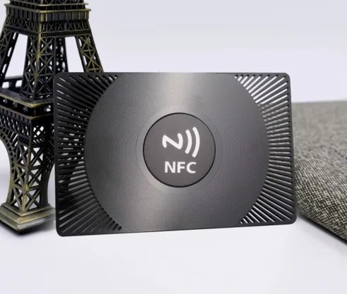 85*54 mm aluminium business card Offset Printing rose Metal business card