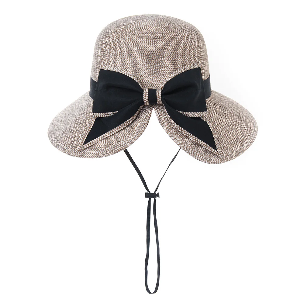 Wholesale sunscreen bulk straw hat made in china summer new style beach hat for women
