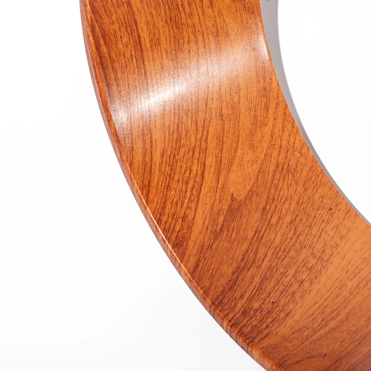 Drop Shipping 12 Inches Natural Wood ABS Frame Fitness Circle Cork Yoga Balance Stretch Wheel Exercise Roller For Back Pain