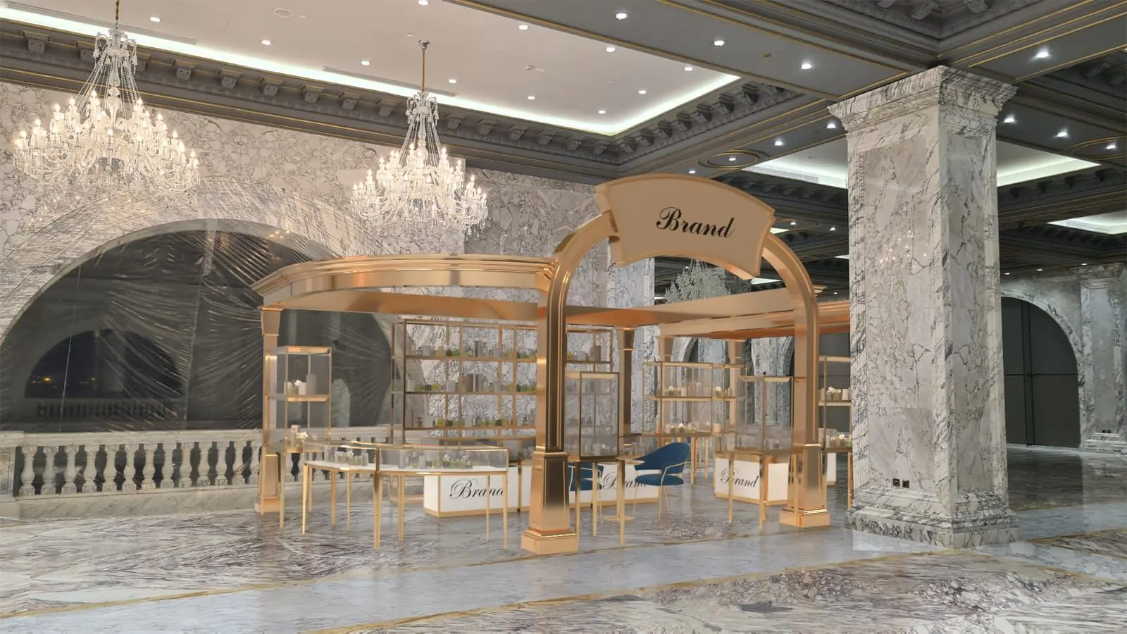 Trade show event Shopping Mall Display gazebo Kiosk  pavilion Shopping Mall design gazebo
