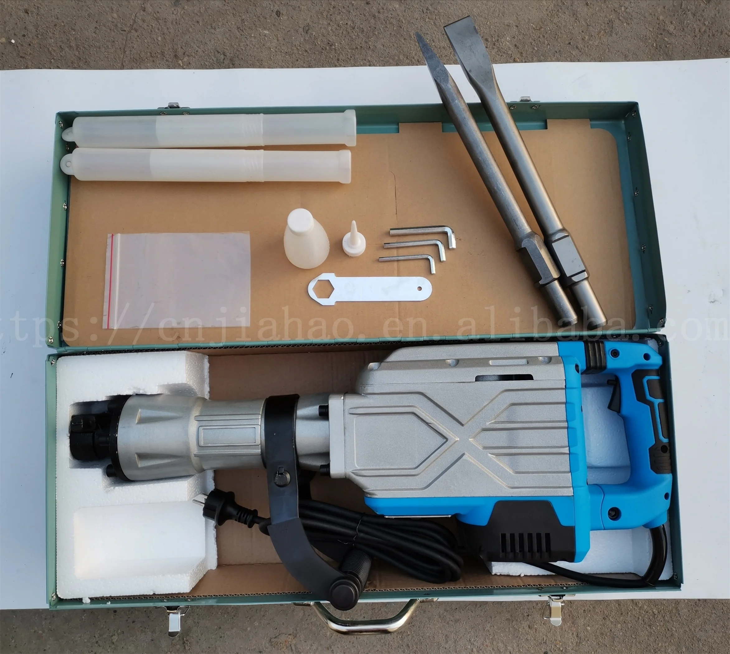 JHPRO JH168C electric jack hammer concrete breaker for 2200w with CE certificate