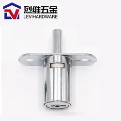 LEVI 105 zinc alloy showcase sliding glass window door push drawer lock and furniture lock for sale