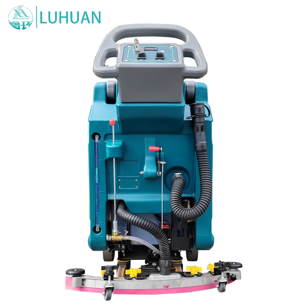 Cleaning Machine Small Electric Floor Scrubber  driving double scrubbing machine Compact Industrial Commercial Floor Scrubber