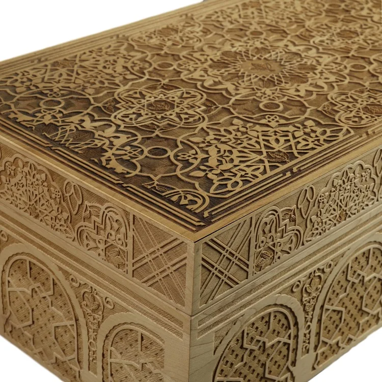 DS высокое качество Кленовая лазерная гравировка деревянная Подарочная коробка Сидар хьюмидор сигара подарочная коробка