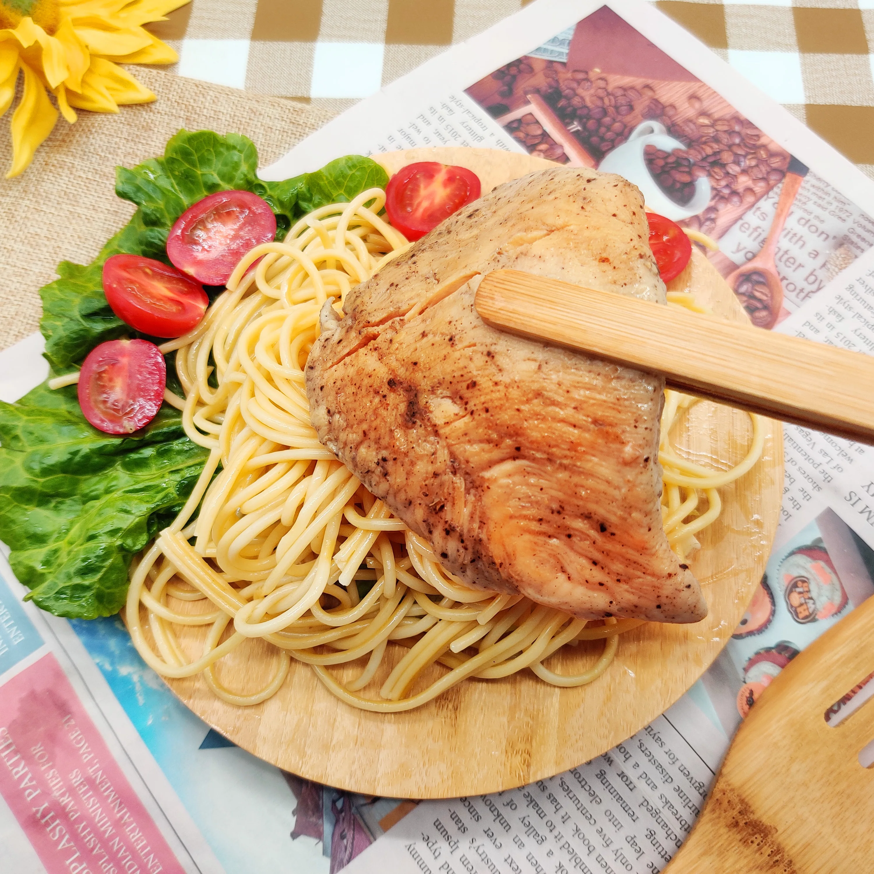 Kitchen Utensil  Eco-friendly Cooking tools  Salad, tea, dessert natura  Bamboo clip  food tongs