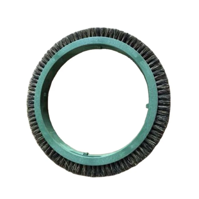 Hog Bristle Disc Brush for Industry Textile Machine Stenter Cleaning Roller Brush