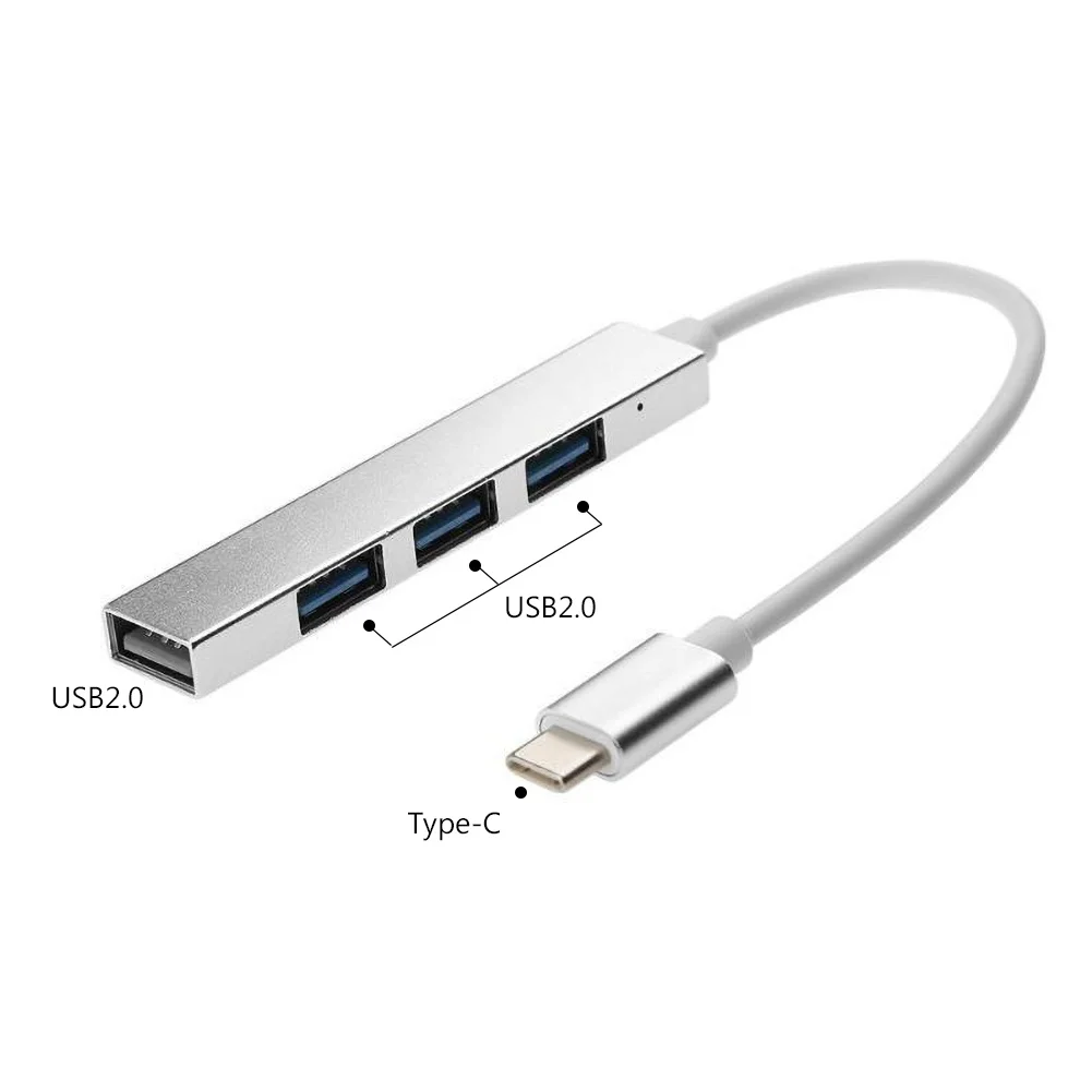 Color : Gold HONGYU Mobile Cables Accessories 3 in 1 Type-c & Micro USB & USB 2.0 3 Ports SD/TF Card Reader for OTG Enabled Smartphones/PC Gold 