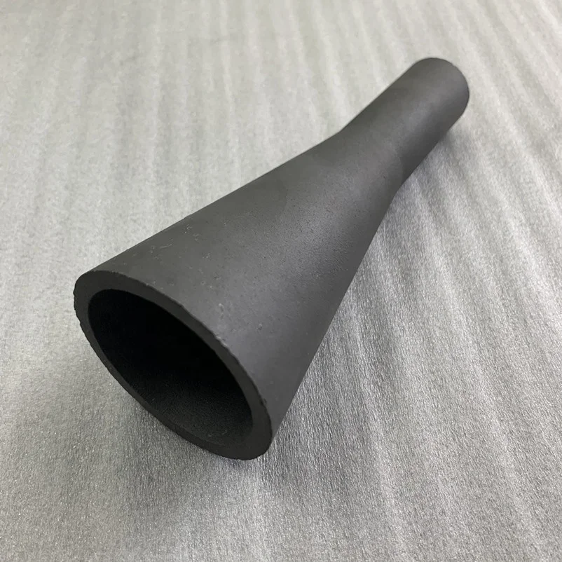 Good wear resistance sic silicon carbide ceramic conical nozzle for metallurgy