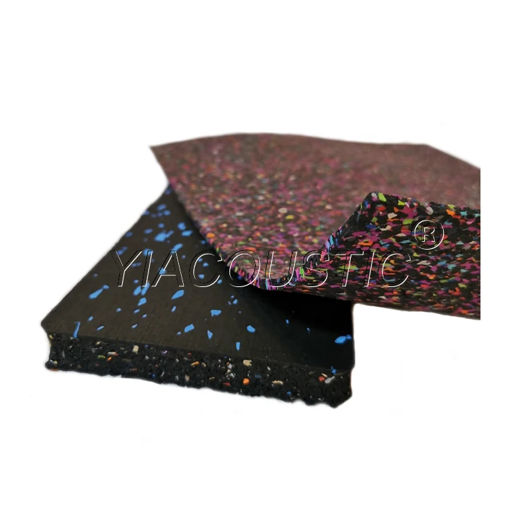 Damping pad Rubber pad Sound absorbing blanket Noise reducing board for indoor sports floor damping Sound absorbing