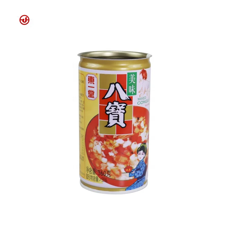 Wholesale High Quality 310ml 360ml Empty Food Grade Tin Can Metal Tin Can With Easy Open Lid For Food Packaging