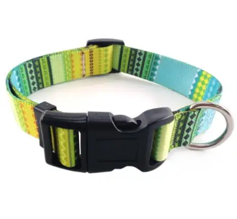 Small Size 1.5*40cm Printed Dog Collar Bohemia Style Training Collar Pet Products Pet Supplies Necklace Pet Leashes and Collar
