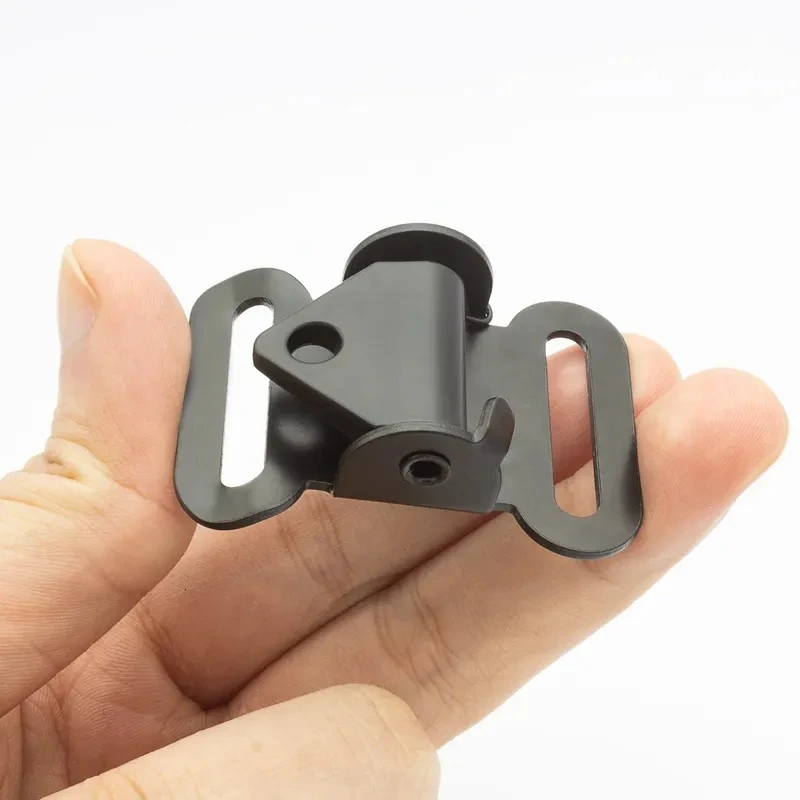 Jensan Superior Quality 50x38mm Metal Tightener Steel Buckle Tactical Webbing Adjustable Buckle For Bags