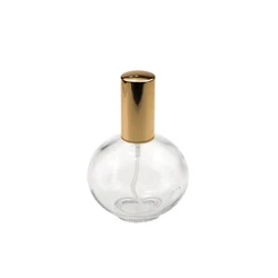 Wholesale Custom Made Clear Art Carved Crystal Empty Refillable Perfume Bottle 50ml