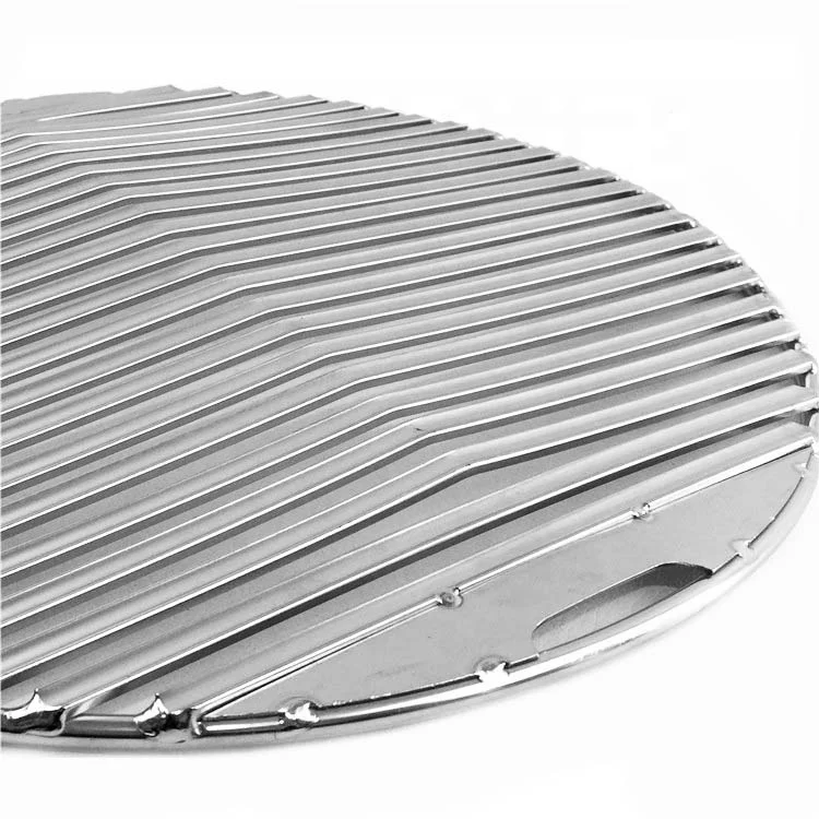 304 Stainless Steel Round BBQ Grill Net Wire Meshes Racks Grid Grate Steam Camping Hiking Outdoor