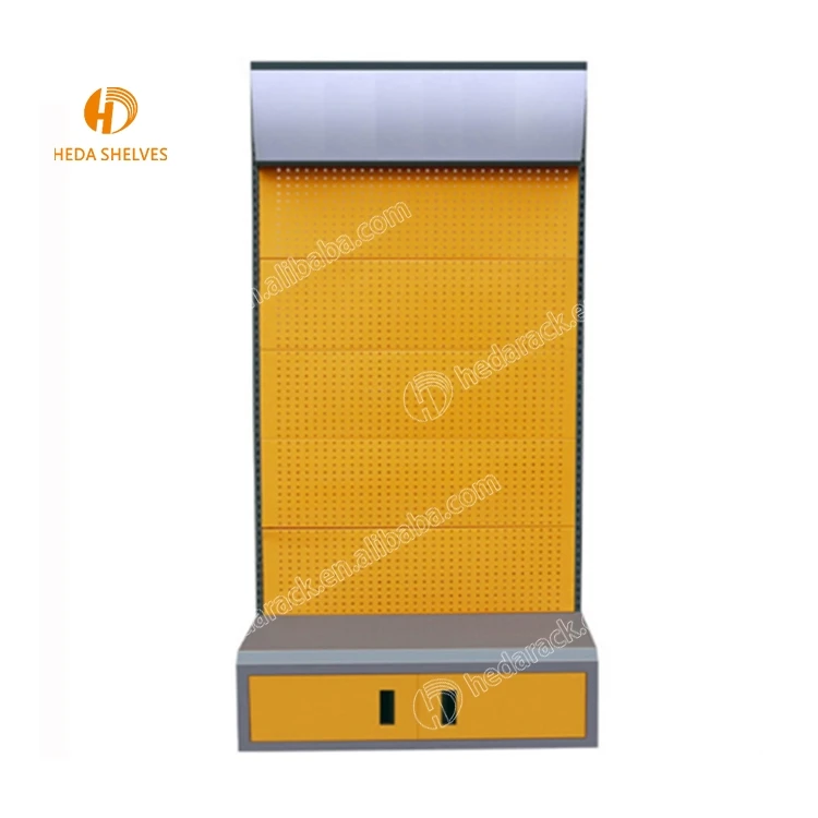 LED lighting display rack with basket for retails store accessories display stand tools