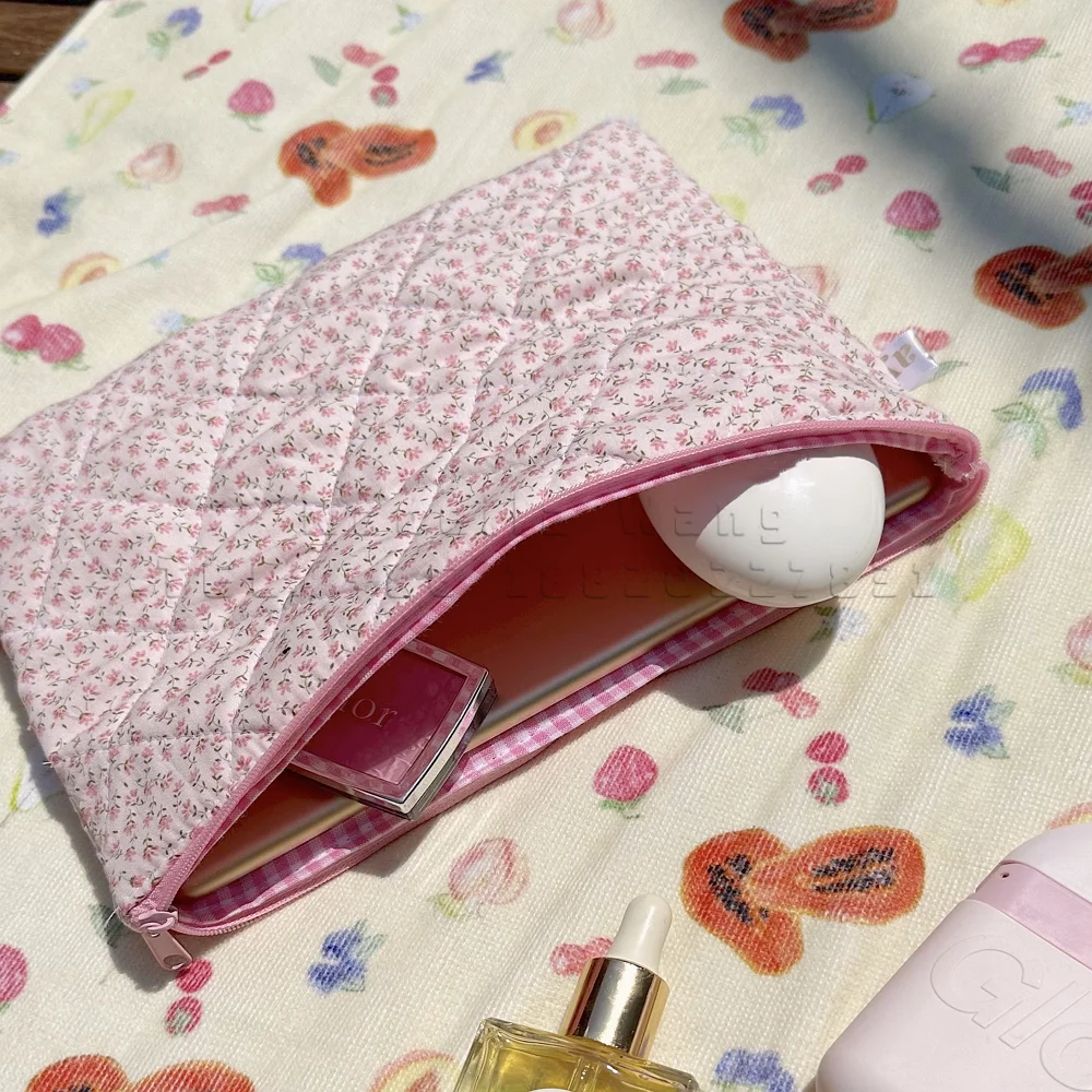 Quilted Velvet iPad Laptop Pouch Bag Laptop Sleeve Holder Clutchbag For Mac/iPad/Surface/Lenovo