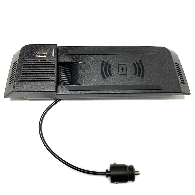 Car Qi Wireless Phone Charger Pad Charging For Audi A4 A5 Q5 SQ5 2013-2016 Center Console Phone Wireless Charging Pad Mat