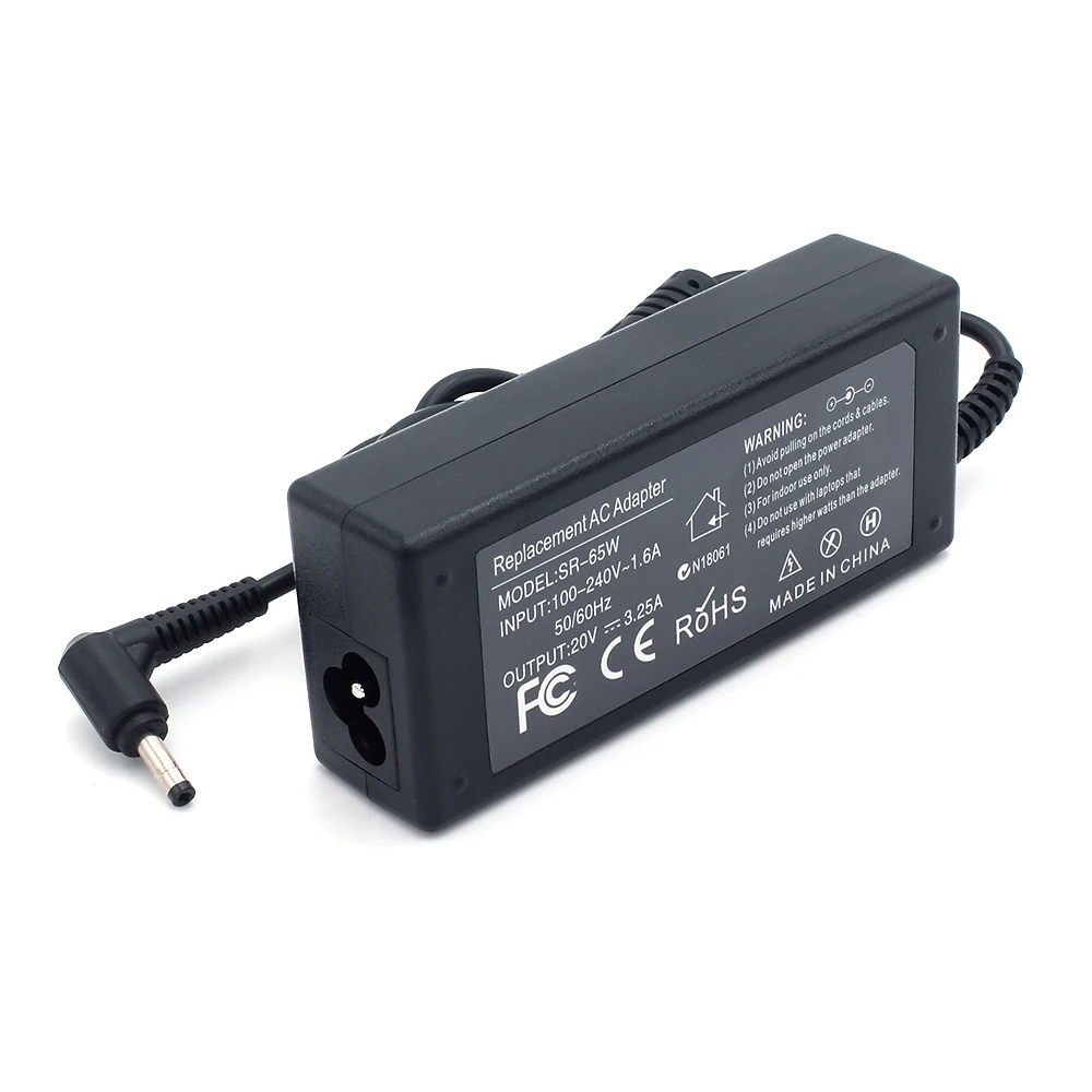 20V 3.25A 65W 4,0*1,7 мм AC зарядное устройство для ноутбука Lenovo IdeaPad 320 100-15 B50-10 YOGA 710 510-14ISK адаптер питания для ноутбука