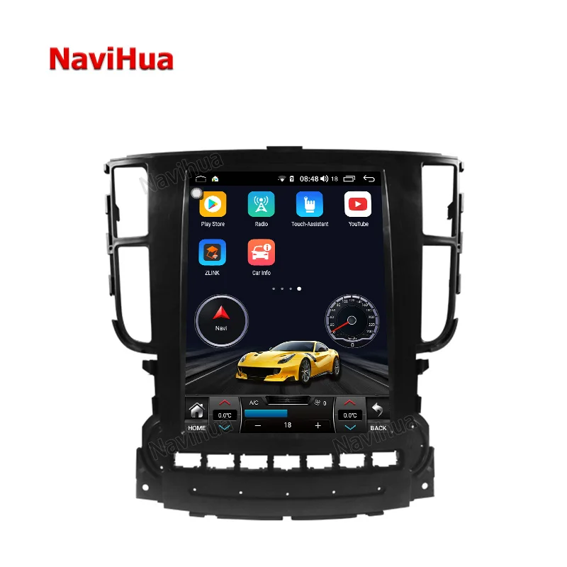 Navihua для Tesla IPS вертикальный экран Android автомобильный видео DVD-плеер для Acura TL 2005-2008 мультимедиа автомобильная навигация