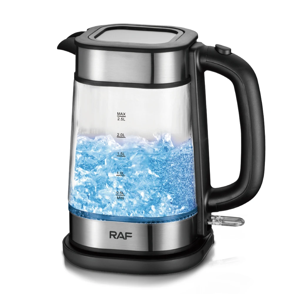 RAF Household Water Boiler 2.5L Electric Kettle Borosilicate Glass Electric Kettle Electric Kettle