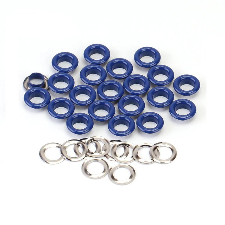 SHIWANG Wholesale 5 8 10 13MM Red Blue Custom Gold Copper Anti-Brass Round Eyelet Metal Garment Eyelet for Bag Hat Shoe in Stock