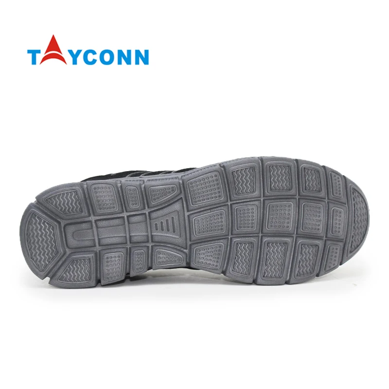 Scarpe Uomo Custom Logo Man Multi Sneakers Lace-up Breathable EVA Outsole Men Black Mesh Running Shoe