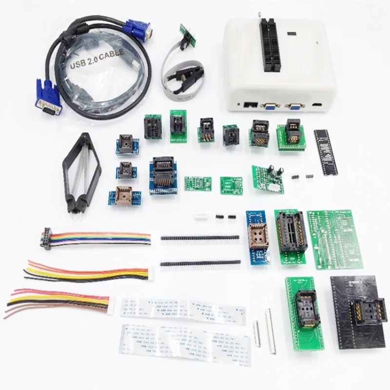 Оригинальный Новый RT809H + 58 адаптеров EMMC-Nand FLASH чрезвычайно быстрый Универсальный программист серии