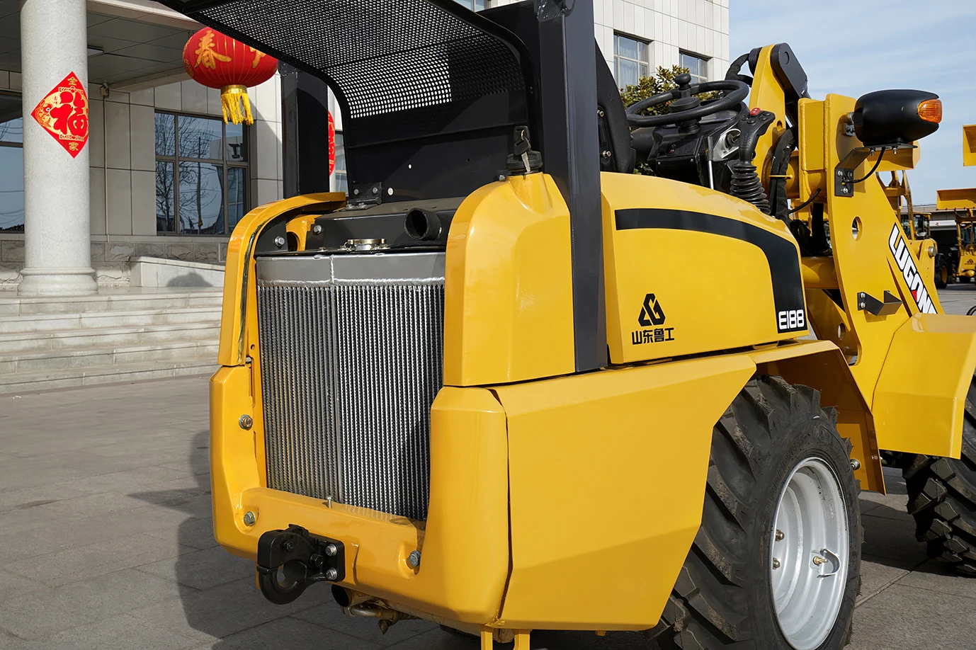 LuGong E188 EURO 5 0.6t 1 Ton 1.2t 1.5 TonLoader Small Front End Articulated Mini Wheel Loader for Sale