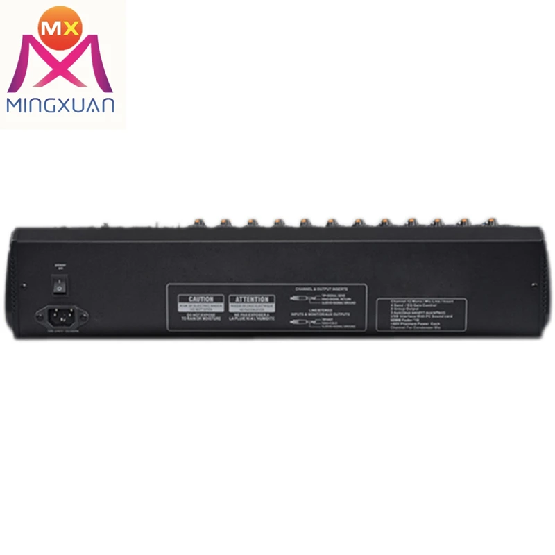 Sound System Mixer 12 Channels Powered 99 DSP Effect USB Audio Studio Mixers Professional