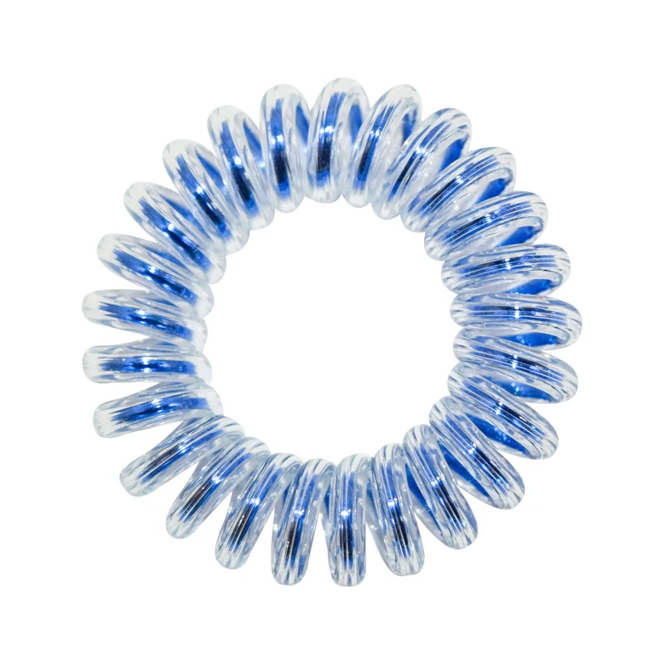 Women hair band  elastic hair rubber band Telephone Line Phone Cord Spiral Hair Tie
