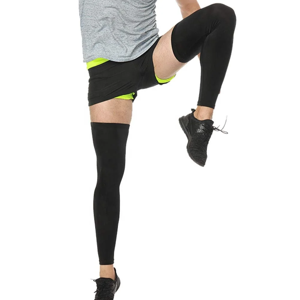 Compression Leg Sleeve Protector Infused Recovery Support Leg Full Leg Support Copper for Sports Adult Thin Basic Protection