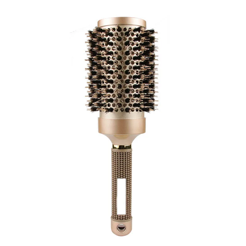 Professional round hair brush nano technology ceramic loop ceramic round ionic hair brush round for drying hair