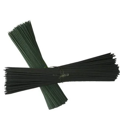 4mm/5mm/6mm diameter waxed dyed color long bamboo sticks for flowers supporting