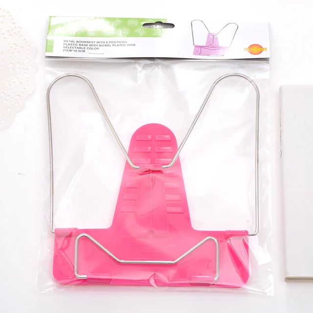 Cheap Portable Metal Plastic Reading Book Stand Holder