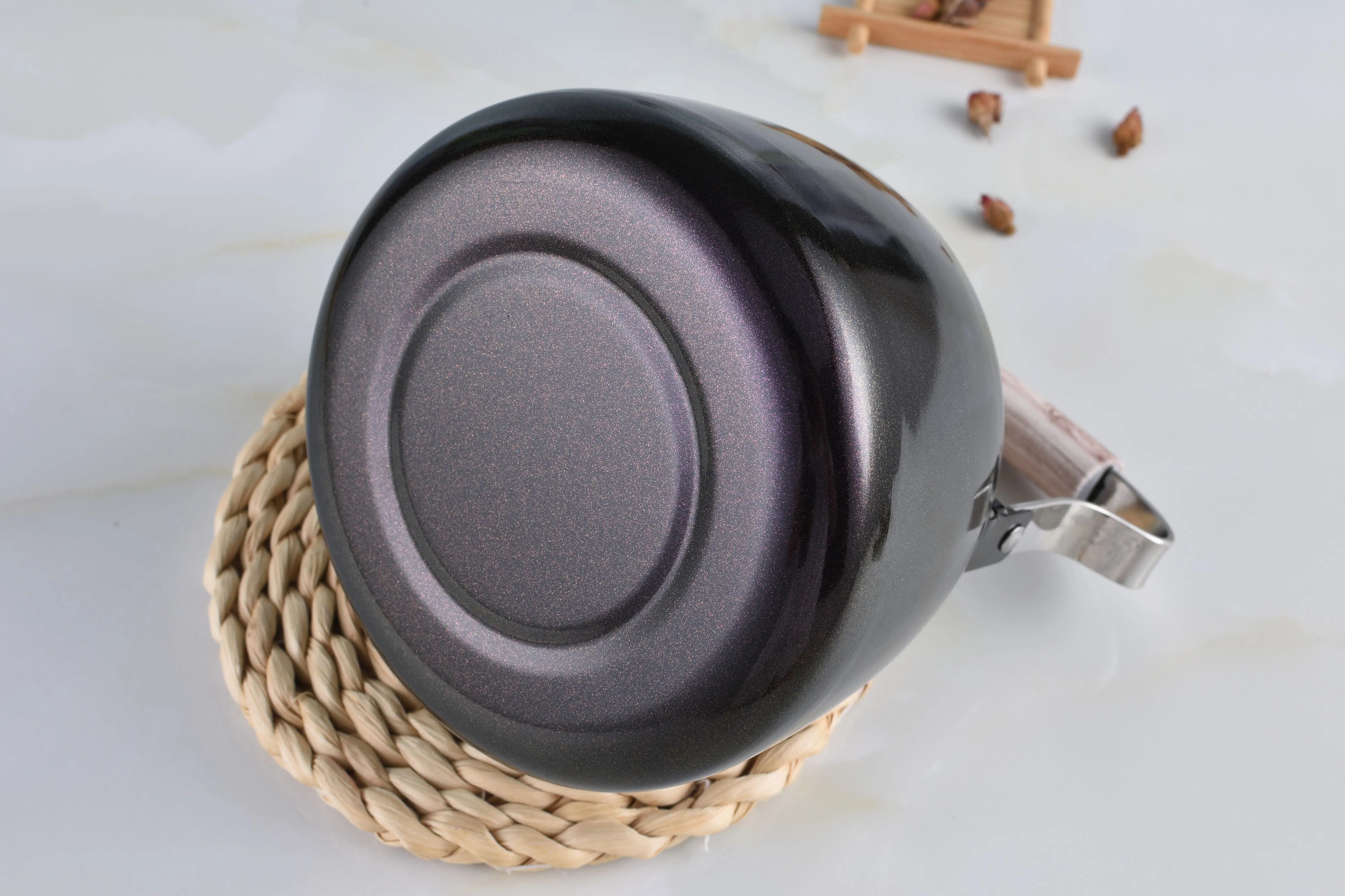 tea kettle red double set madame coco 2.5L Whistling durable unique metal multi color electrical tea kettle red