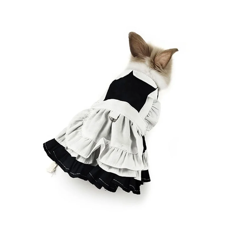 Best Selling Cute Guinea Pig Chinchilla Rabbit Baby Maid Costume Pet Coat Clothes