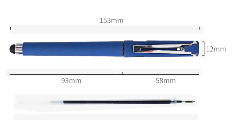 High-End Multifunctional Touch Metal Pen Business Signature & Logo Printable Advertising Gift Neutral Color