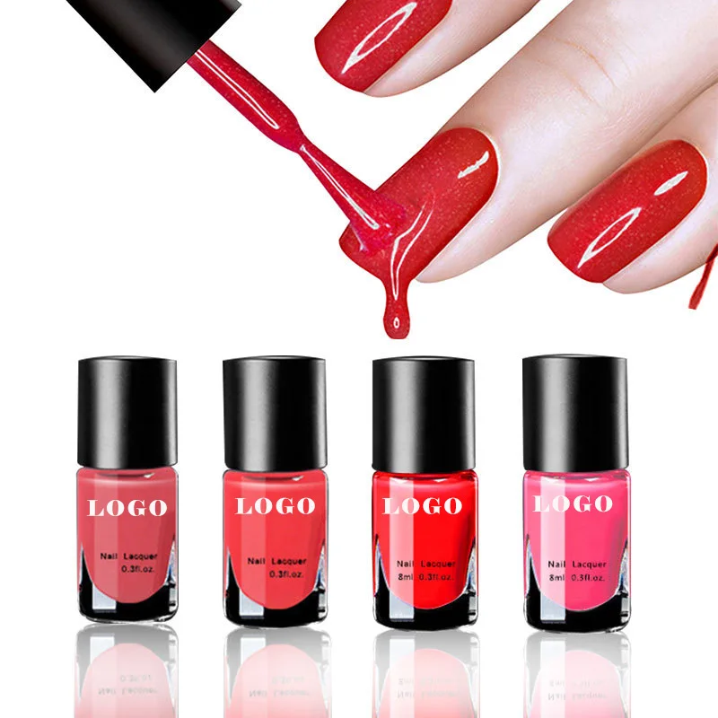 Rubioaroma 41 Colors Tear-Off Water-Based Nail Polish Red Whitening Long Lasting Nail Peelable Tasteless Nail Makeup Waterproof