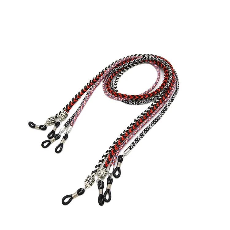 Оптовая продажа с фабрики, веревка для очков из искусственной кожи, модная веревка для очков любого цвета на заказ