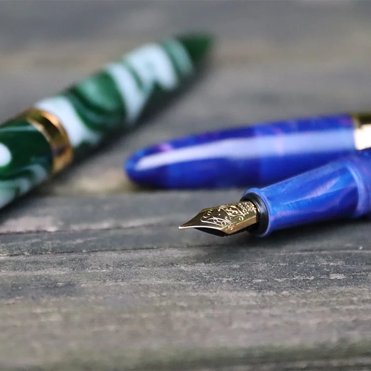 Factory direct sale custom color LOGO luxury fountain pen plastic fountain pen