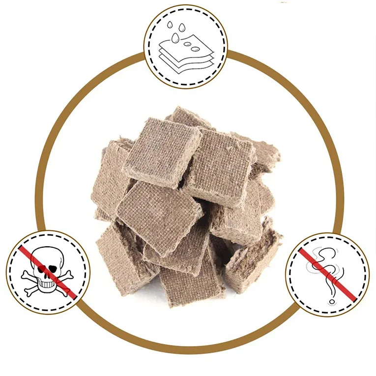 Squares Starter Blocks Fire Starter Squares Waterproof Easy Fire Charcoal Starter Perfect for Barbecue Grills