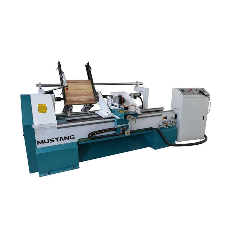 MT-1530AF Factory Direct Sales Auto-feeding CNC wood lathe One Spindle and Two Blades Automatic Wood Workpiece Making Machines