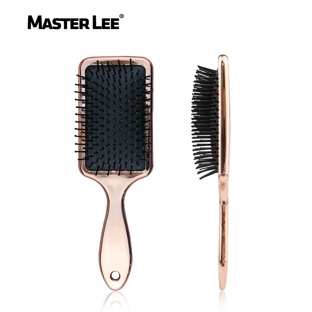 Professional hair brush rose gold anti-static curly hair brush hair elegant straightening brush