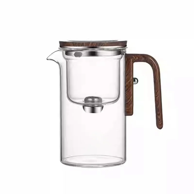 520ml 600ml 800ml Tea Pot Magic Witchcraft Enchanted Glass Teapot with Strainer and wooden handle
